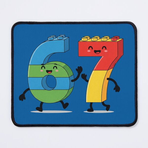 Item preview, 6 7 Joyful Numbers with Blocks – Six Seven Trend Kids Illustration designed and sold by Design_Your_Day.