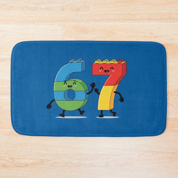 Item preview, 6 7 Joyful Numbers with Blocks – Six Seven Trend Kids Illustration designed and sold by Design_Your_Day.