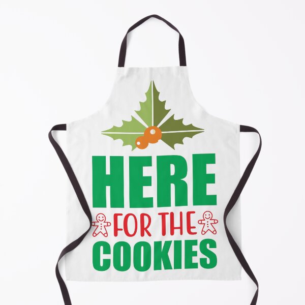 Item preview, Here For The Cookies - Funny Christmas Foodie Slogan Tee Gift designed and sold by FuzionRaptor.