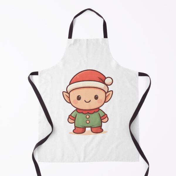 Item preview, Cute Christmas Elf – Adorable Pastel Holiday Cartoon designed and sold by HUMORONCOTTON.