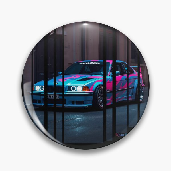Item preview, B.W36 Power of the 3 series coupe with wide body kit, street racing vibe, high contrast neon colors 14 designed and sold by Neon G.