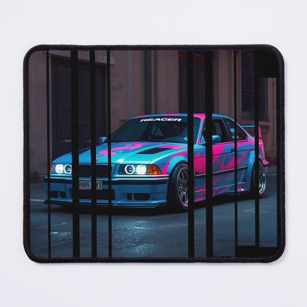 Item preview, B.W36 Power of the 3 series coupe with wide body kit, street racing vibe, high contrast neon colors 14 designed and sold by Neon G.
