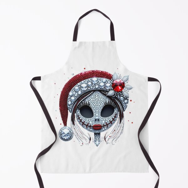 Item preview, Jeweled Skeleton Head Santa Hat Bling Rhinestone Glam Christmas designed and sold by Krasnovaovaova.