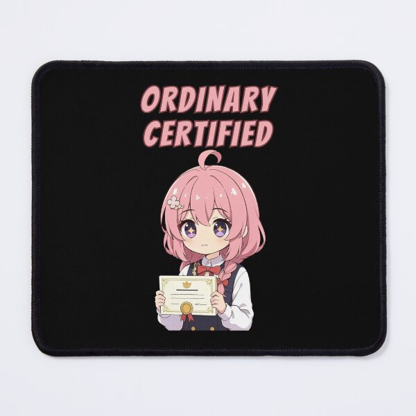 Item preview, Ordinary Certified Chibi Waifu Pink Neon T-Shirt 2025 designed and sold by AnimalMemeHub.