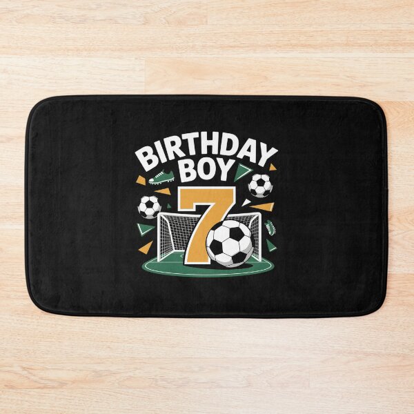 Item preview, Soccer 7th Birthday For Boys Kids Turning Age 7 Years Old designed and sold by clothesy7.