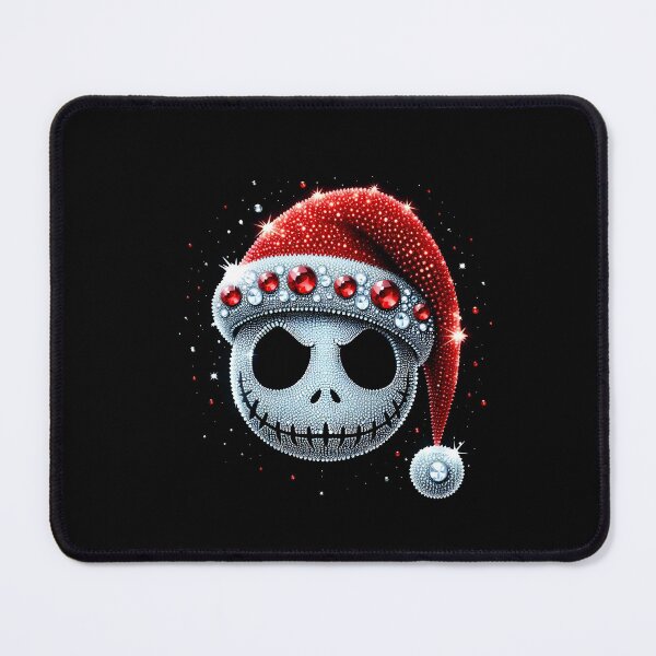 Item preview, Sparkling Skeleton Head Santa Hat Bling Rhinestone Glam Christmas designed and sold by Krasnovaovaova.