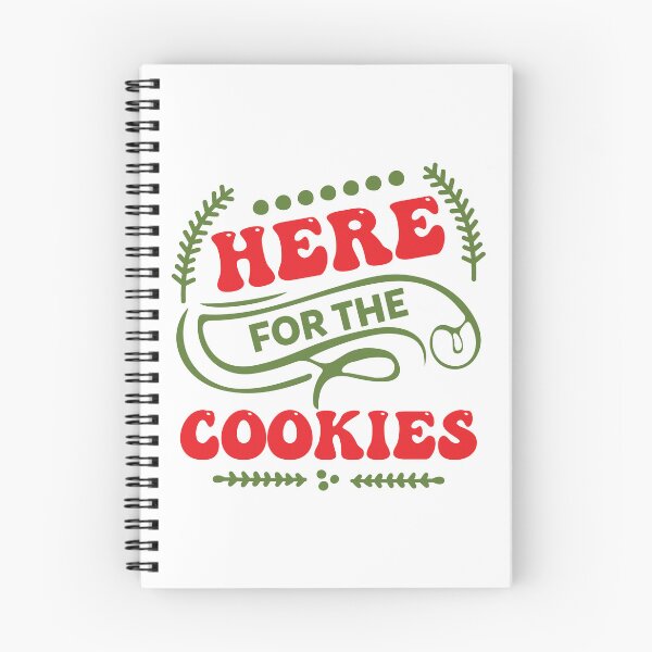 Item preview, Here For The Cookies - Funny Christmas Holiday Party Foodie Slogan Tee Gift designed and sold by FuzionRaptor.