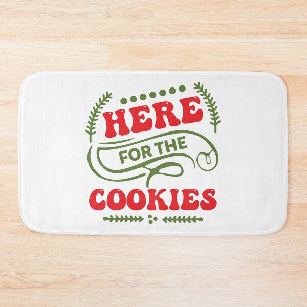 Item preview, Here For The Cookies - Funny Christmas Holiday Party Foodie Slogan Tee Gift designed and sold by FuzionRaptor.