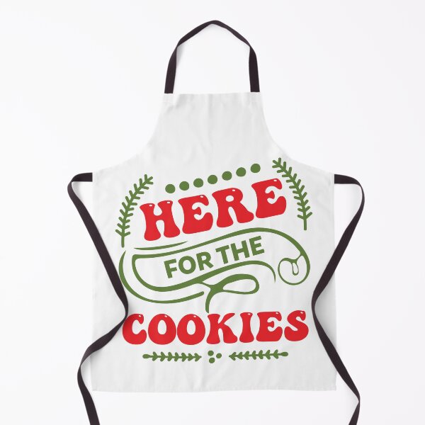 Item preview, Here For The Cookies - Funny Christmas Holiday Party Foodie Slogan Tee Gift designed and sold by FuzionRaptor.