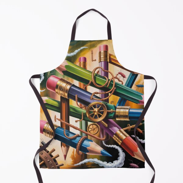 Item preview, Аbstract composition of various pencils arranged. designed and sold by Lilashakti ⭐️ ⭐️ ⭐️ ⭐️ ⭐️.