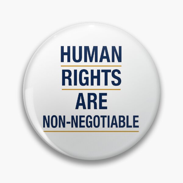 Item preview, HUMAN RIGHTS ARE NON-NEGOTIABLE designed and sold by techdave.