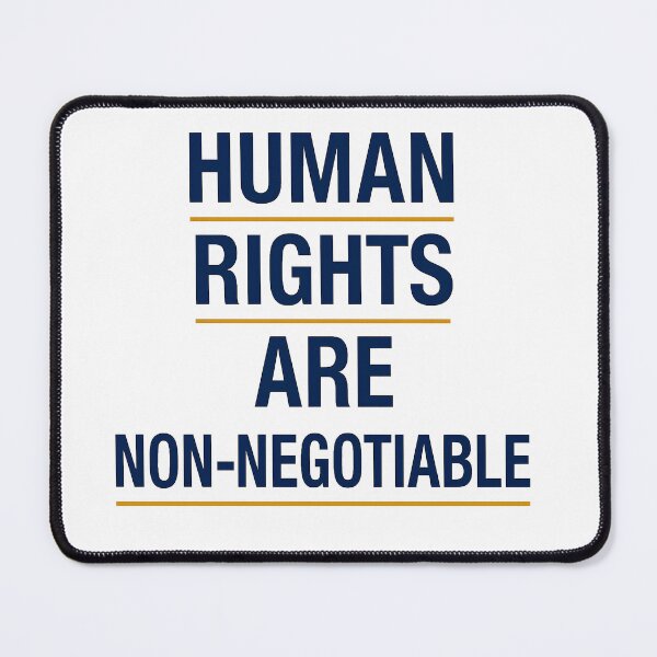 Item preview, HUMAN RIGHTS ARE NON-NEGOTIABLE designed and sold by techdave.