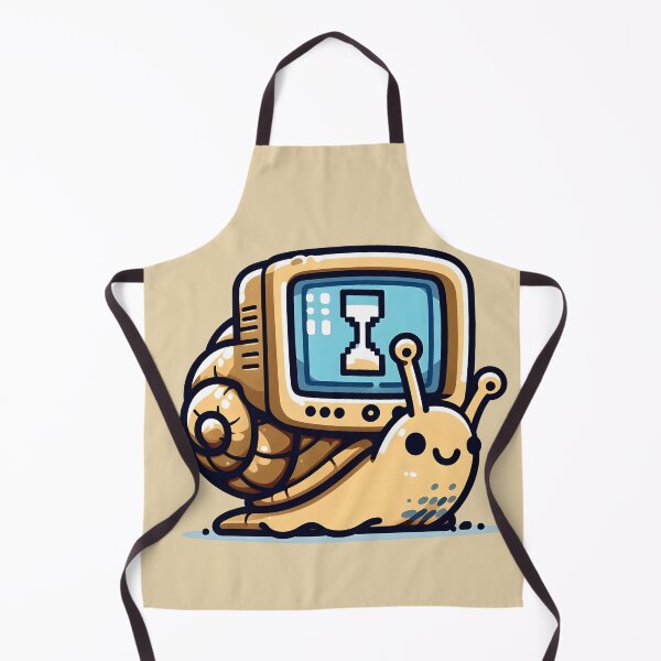Item preview, Slow Processing Snail - Vintage Computer designed and sold by GREENZ0NE.
