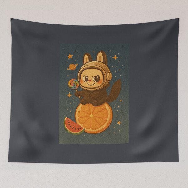 Item preview, Bubu the Mischievous Explorer of the Citrus Planet designed and sold by DesignShopAD.
