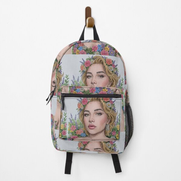 Item preview, Sketch Drawing of Florence Pugh Filled in with Colored Pencils designed and sold by MattBStickers.