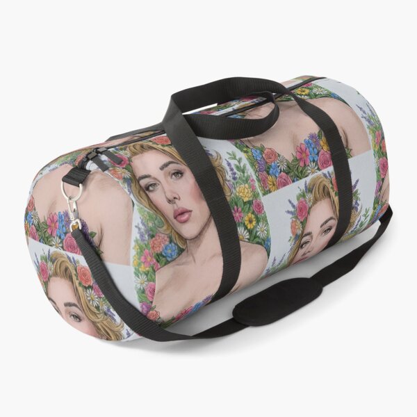 Item preview, Sketch Drawing of Florence Pugh Filled in with Colored Pencils designed and sold by MattBStickers.