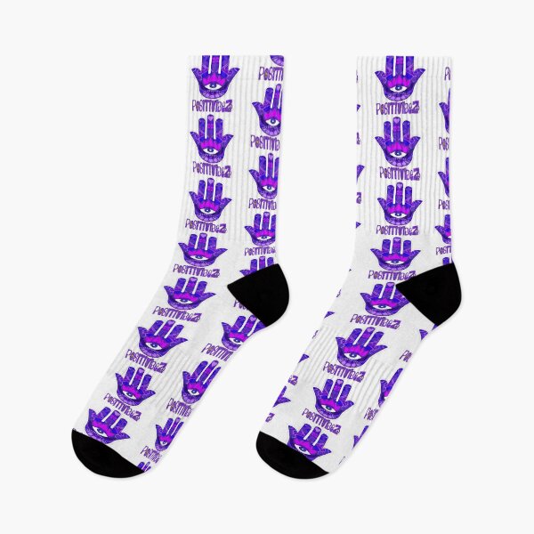 Item preview, purple hamsa mandala positivibez designed and sold by natnat7w.