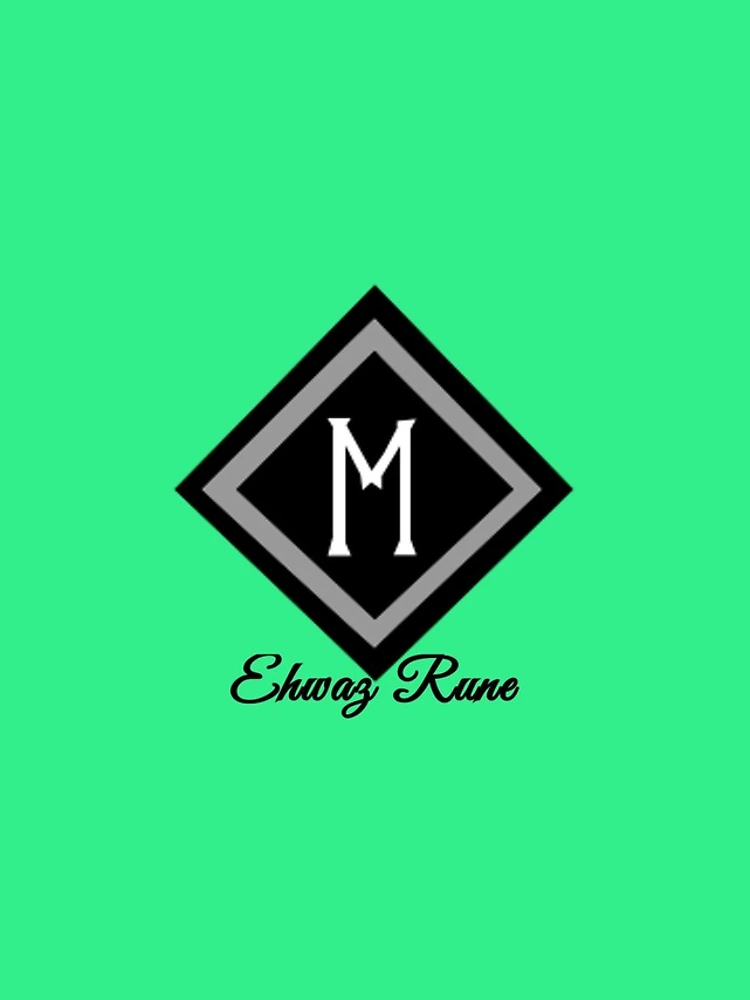 Thumbnail 4 of 4, iPhone Case, Ehwaz Rune designed and sold by WindsofJupiter.
