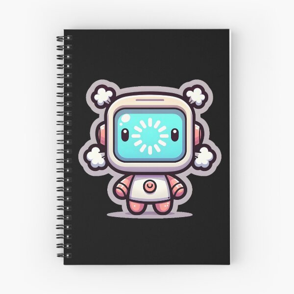 Item preview, Cute Robot System Overload - Buffering designed and sold by GREENZ0NE.