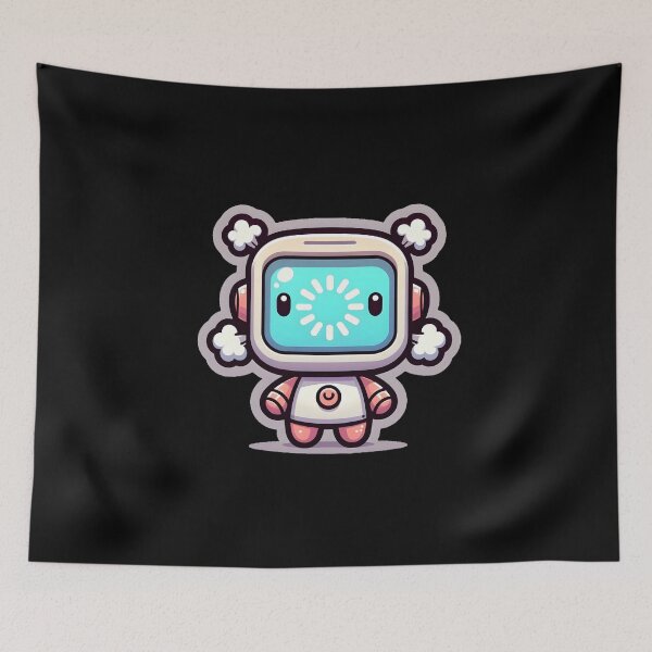 Item preview, Cute Robot System Overload - Buffering designed and sold by GREENZ0NE.