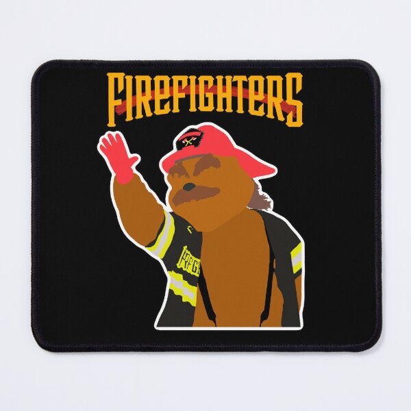 Item preview, Bo the beaver mascot for the firefighters designed and sold by Crafts By Molly May.