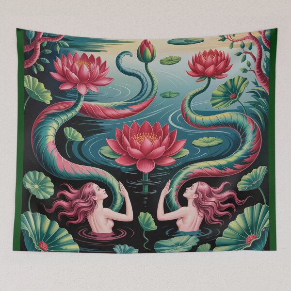 Item preview, Red Lotuses. designed and sold by Lilashakti ⭐️ ⭐️ ⭐️ ⭐️ ⭐️.