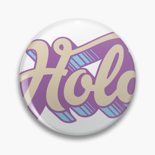 Item preview, Retro Hola Lettering Sticker designed and sold by andry01.