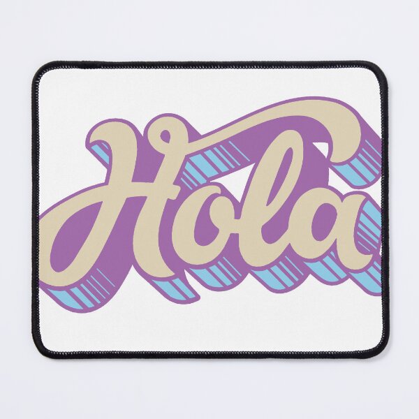 Item preview, Retro Hola Lettering Sticker designed and sold by andry01.