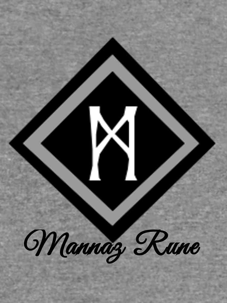 Thumbnail 6 of 6, Lightweight Sweatshirt, Mannaz Rune designed and sold by WindsofJupiter.