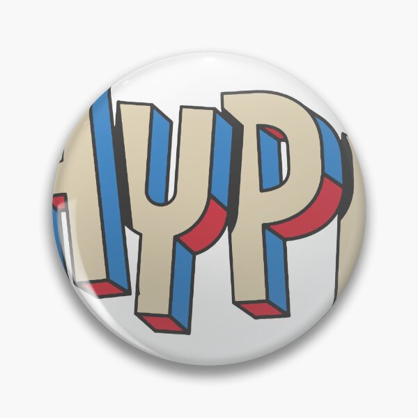 Item preview, Retro HYPE 3D Lettering Sticker designed and sold by andry01.