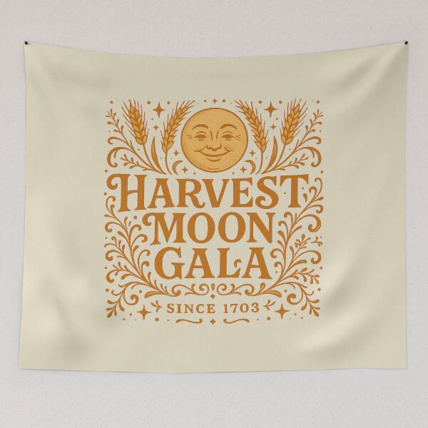 Item preview, Let The Harvest Moonlight Guide Us designed and sold by EdvvinStudios.