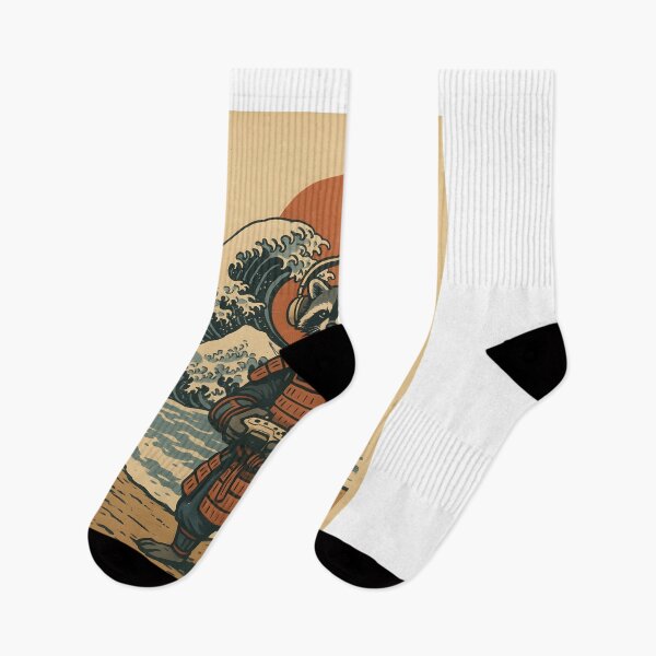 Item preview, Raccoonzilla Raccoon Japanese Art Raccoon Owner Samurai Raccoon Lover Gifts Funny Cute Samurai RaccoonArt Japanese Sunset designed and sold by Miumed.