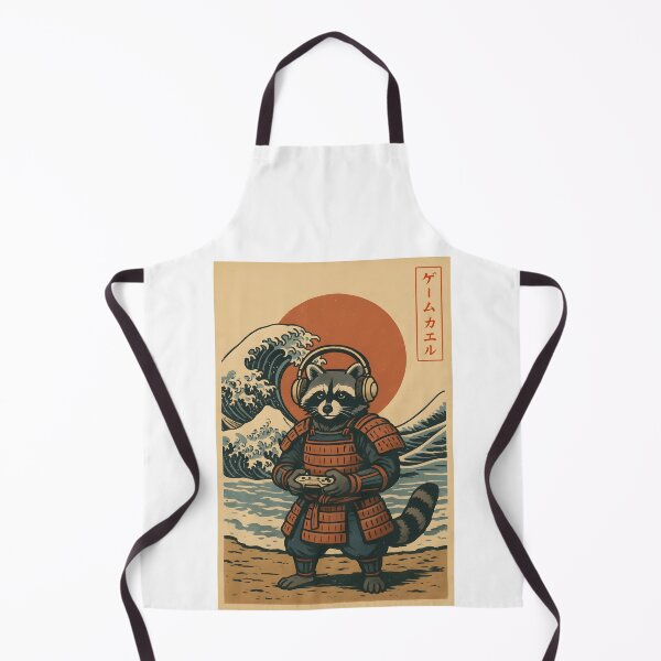 Item preview, Raccoonzilla Raccoon Japanese Art Raccoon Owner Samurai Raccoon Lover Gifts Funny Cute Samurai RaccoonArt Japanese Sunset designed and sold by Miumed.