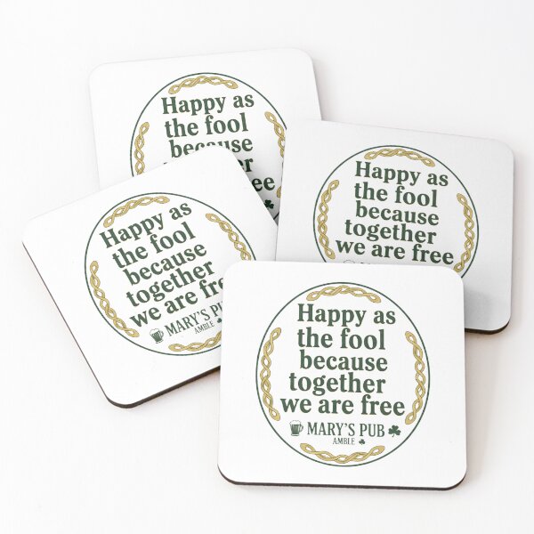 Item preview, Amble's Mary's Pub: Happy as the Fool Lyric Design designed and sold by CELTIC-DESIGNS.
