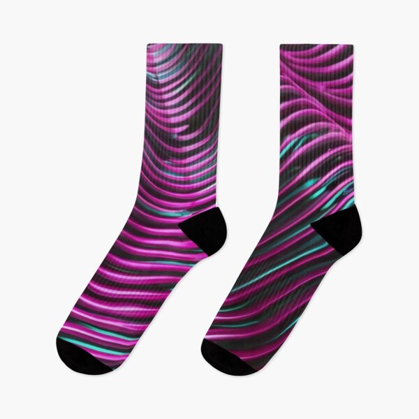 Item preview, Neon colored wave pattern , conceptual art, 3d render,logo picture illustration poster, photo, graffiti, graphic designed and sold by gulka8.