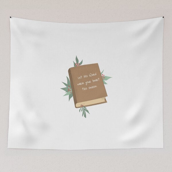 Item preview, Bible – “Let His Word warm your heart this season.” designed and sold by byhannahart.