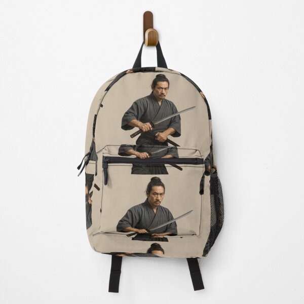 Item preview, “Solemn Samurai Warrior with Katana" designed and sold by TheWonkyEaselCo.
