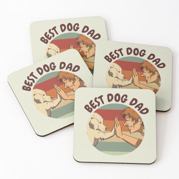 Item preview, Best Dog Dad Funny Retro Father's Day designed and sold by JRRTs.