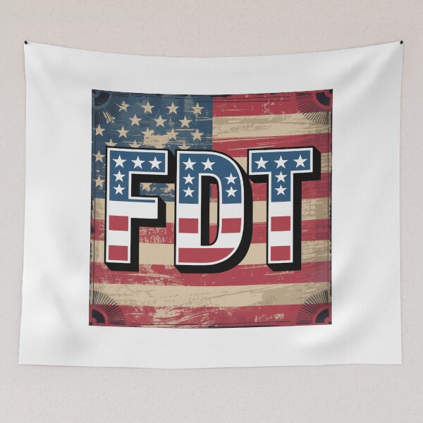 Item preview, FDT - Distressed American Flag Statement Design designed and sold by techdave.