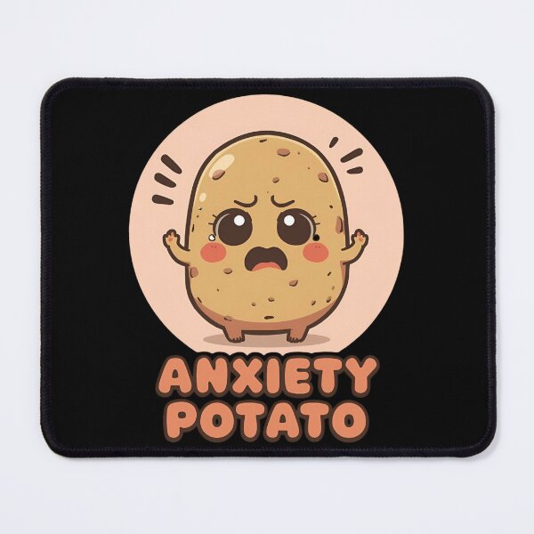 Item preview, Potato emotions | Anxious potato designed and sold by Simple-Leaf.