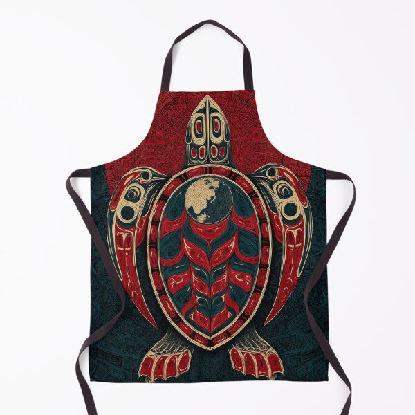 Item preview, World Turtle Totem – Northwest Coast Inspired Cosmic Formline Art - Spiritual Art by Wayne Chopper Smallwood designed and sold by Alaska Magick.