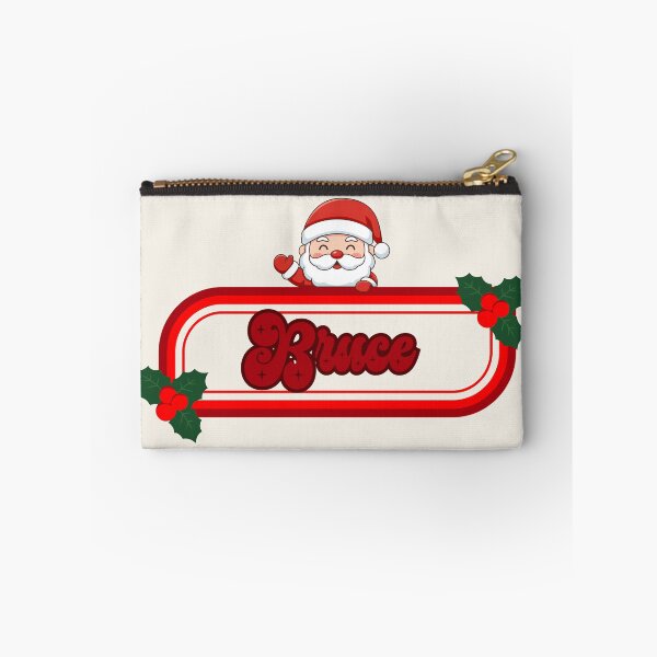 Artikelvorschau, Bruce und der Weihnachtsmann entworfen und verkauft von ArtCraftLab.