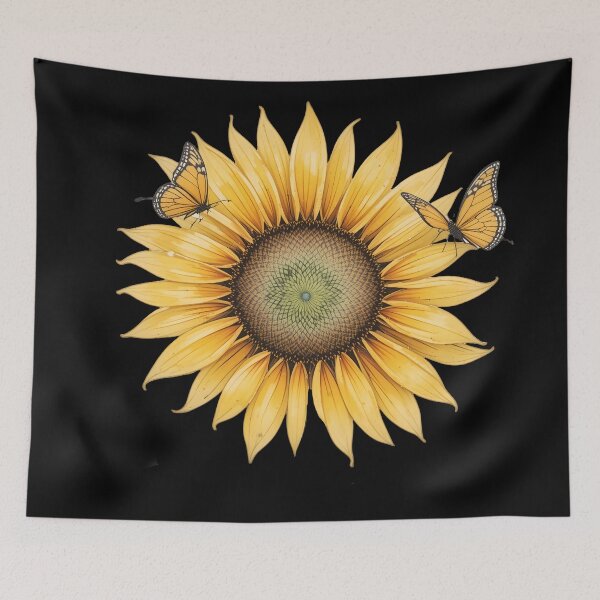 Item preview, Sunflower Monarch Butterflies designed and sold by MGdezigns.
