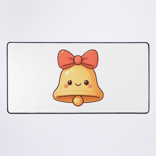 Item preview, Cute Christmas Bell – Adorable Pastel Kawaii Holiday Design designed and sold by HUMORONCOTTON.