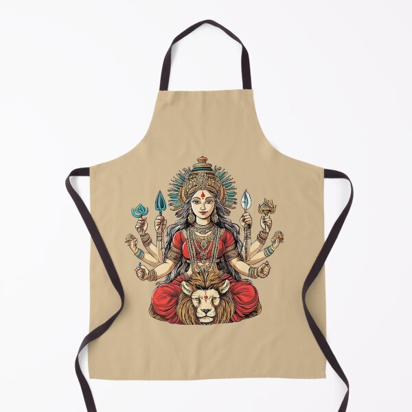 Item preview, Goddess Durga – Powerful Hindu Deity designed and sold by Myra365Art.