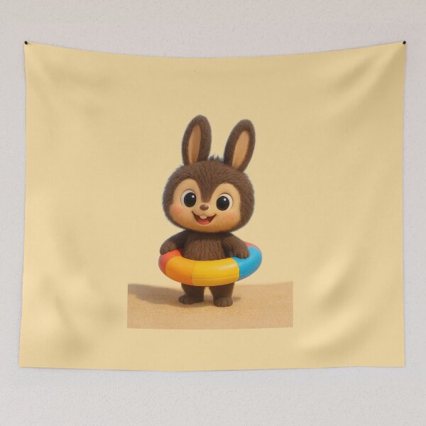 Item preview, Bubu enjoying a day at the beach designed and sold by DesignShopAD.