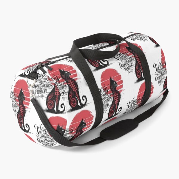 Item preview, Victory – Sun Tzu Inspirational Quote + Artistic Samurai Cat Design designed and sold by OSAMA MO.