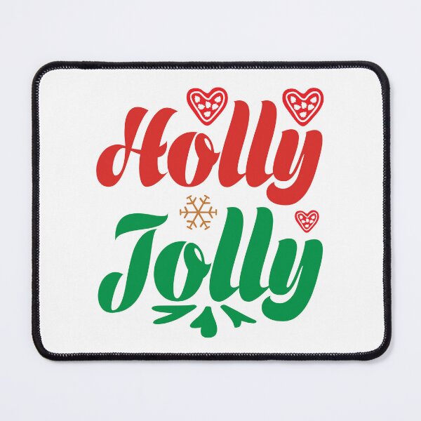 Item preview, Holly Jolly - Simple Festive Christmas Cheer Slogan designed and sold by FuzionRaptor.