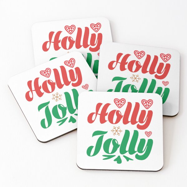 Item preview, Holly Jolly - Simple Festive Christmas Cheer Slogan designed and sold by FuzionRaptor.