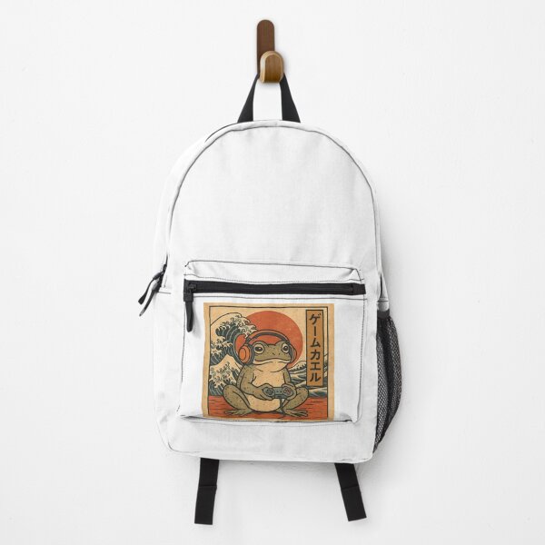 Item preview, Retro Gamer Frog With Headphones Japanese Aesthetic Gamer Frog Art Men Women Boys Funny Vintage Gaming designed and sold by Miumed.